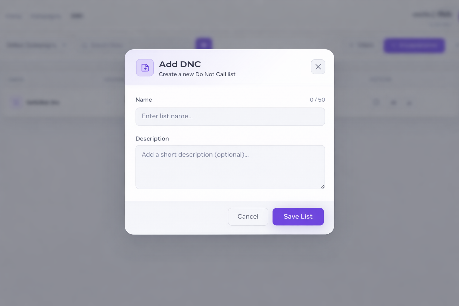 DNC management visual